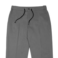 Grey Tailored Drawstring Chino