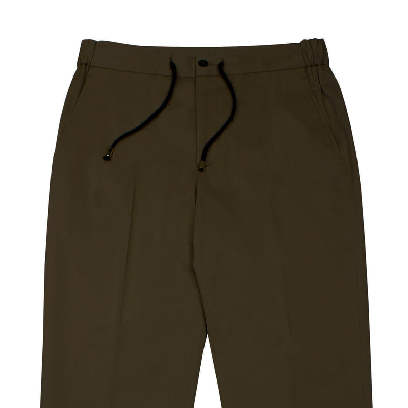 Cappucino Tailored Drawstring Chino